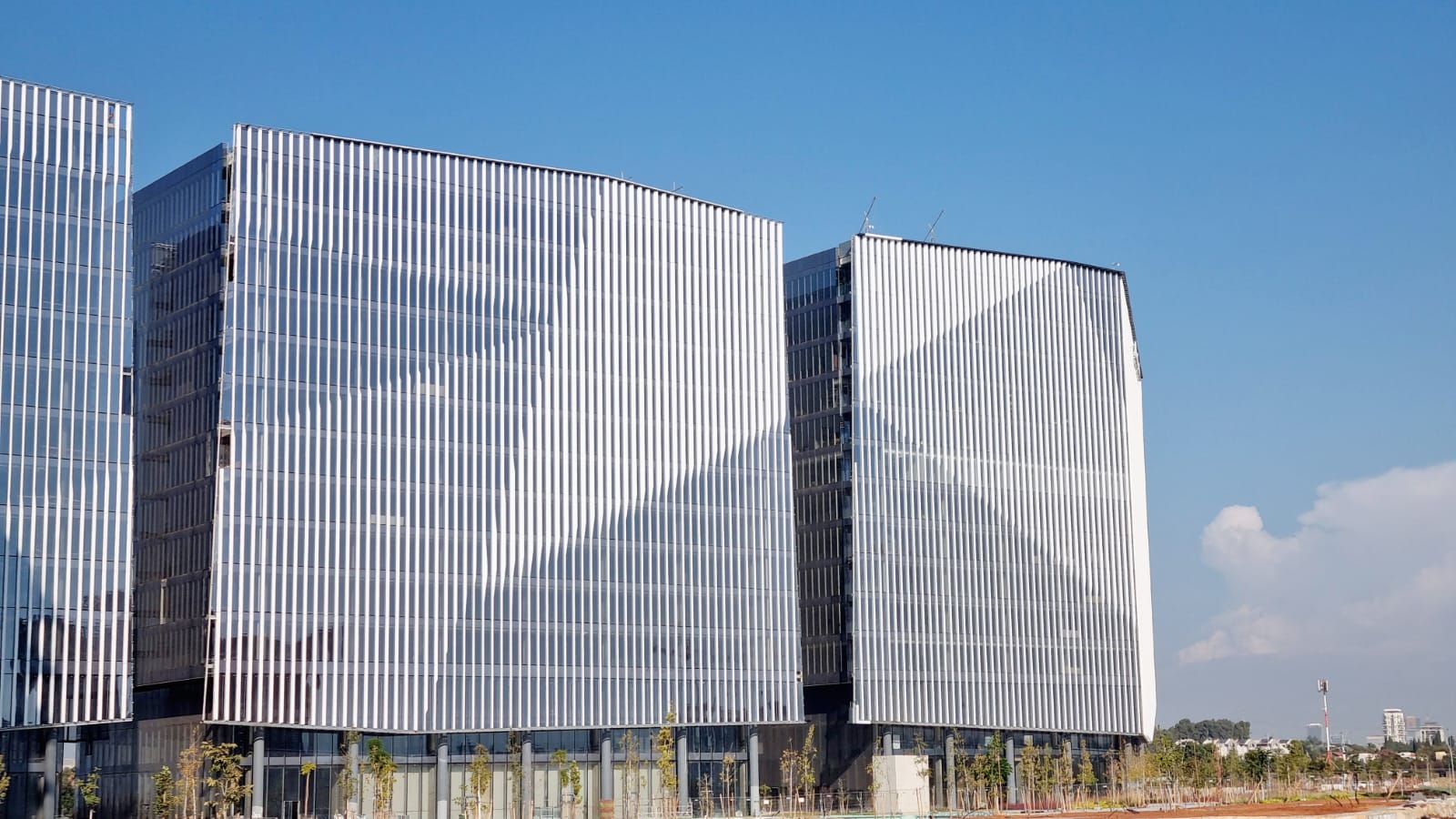Ribbed Office Towers