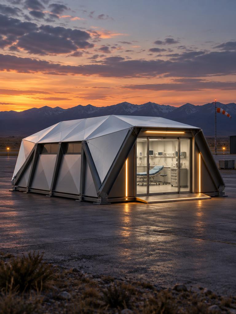 FoldMed folded infrastructure concept for medical